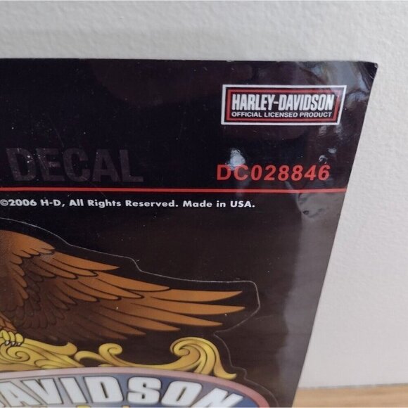 2006 Harley Davidson Motorcycles Eagle Decal DC028846 10" - Picture 4 of 7